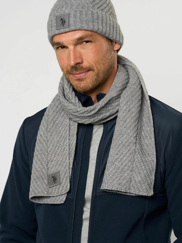 U.S. POLO ASSN. Sjal 'Nico' i grå: forside