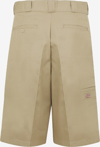 DICKIES Regular Trousers with creases in Beige