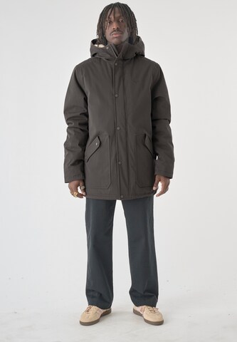 Cleptomanicx Parka 'Winter Jacket Larum Original' in Braun