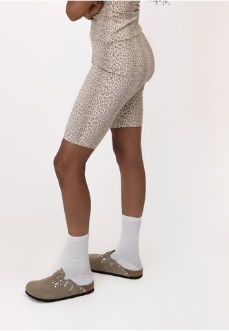 Skinny Leggings 'Roxie' di OH APRIL in beige