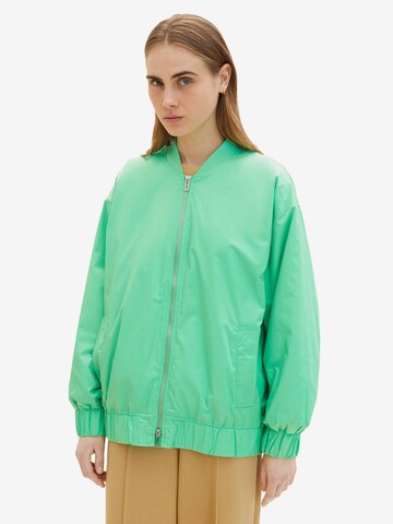 TOM TAILOR DENIM Between-Season Jacket in Green: front