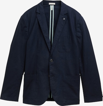 Coupe regular Veste de costume TOM TAILOR en bleu : devant