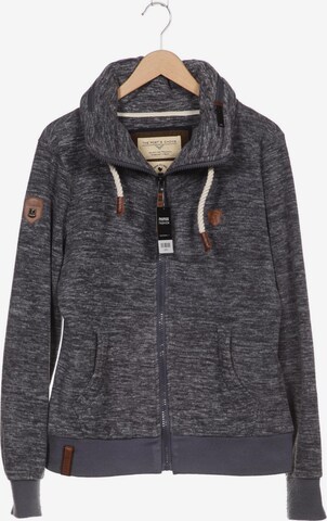 naketano Sweatshirt & Zip-Up Hoodie in XL in Grey: front