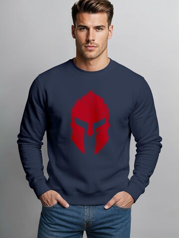 Neverless Sweatshirt 'Sparta 2' in Blue