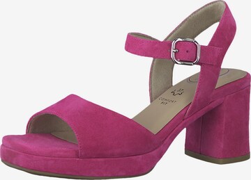 Sandalo con cinturino di TAMARIS in rosa: frontale