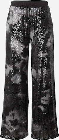 Liu Jo Szeroka nogawka Spodnie 'LUNGO' w kolorze czarny: przód