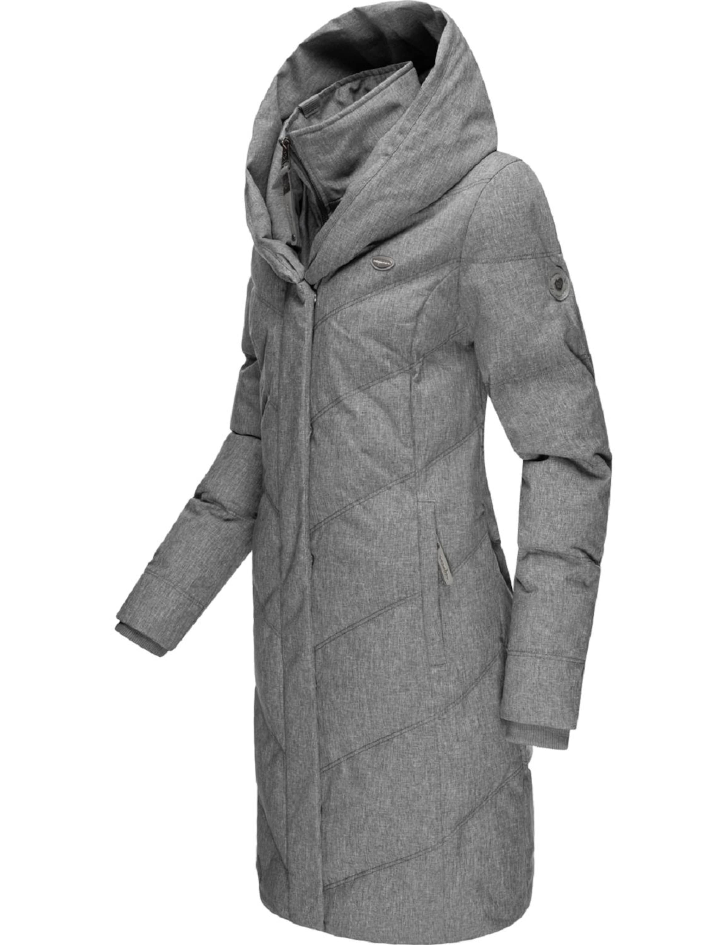 Ragwear Wintermantel  'Natalka II Intl.' in Grau