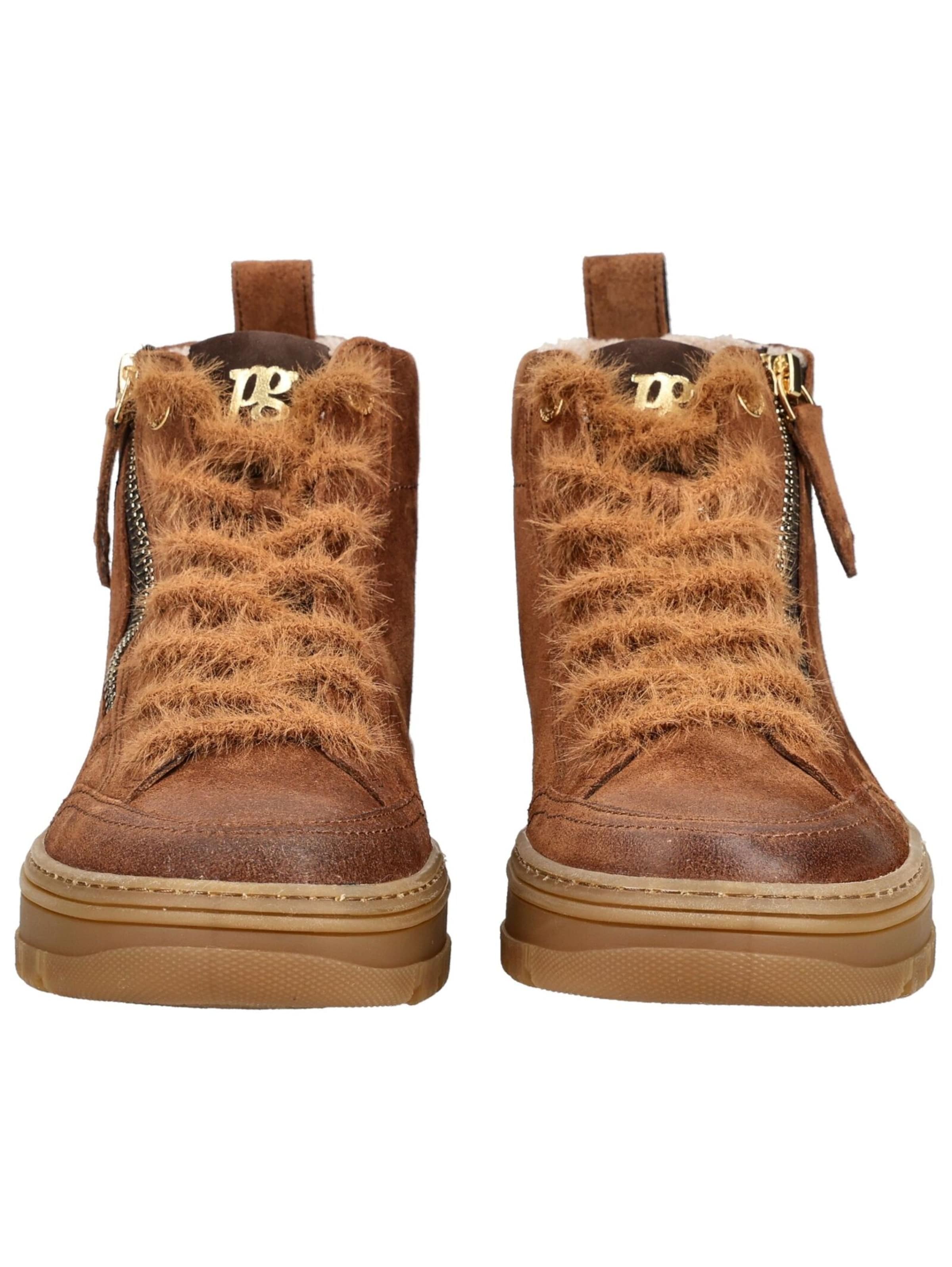 Paul Green Schnürstiefelette in Braun