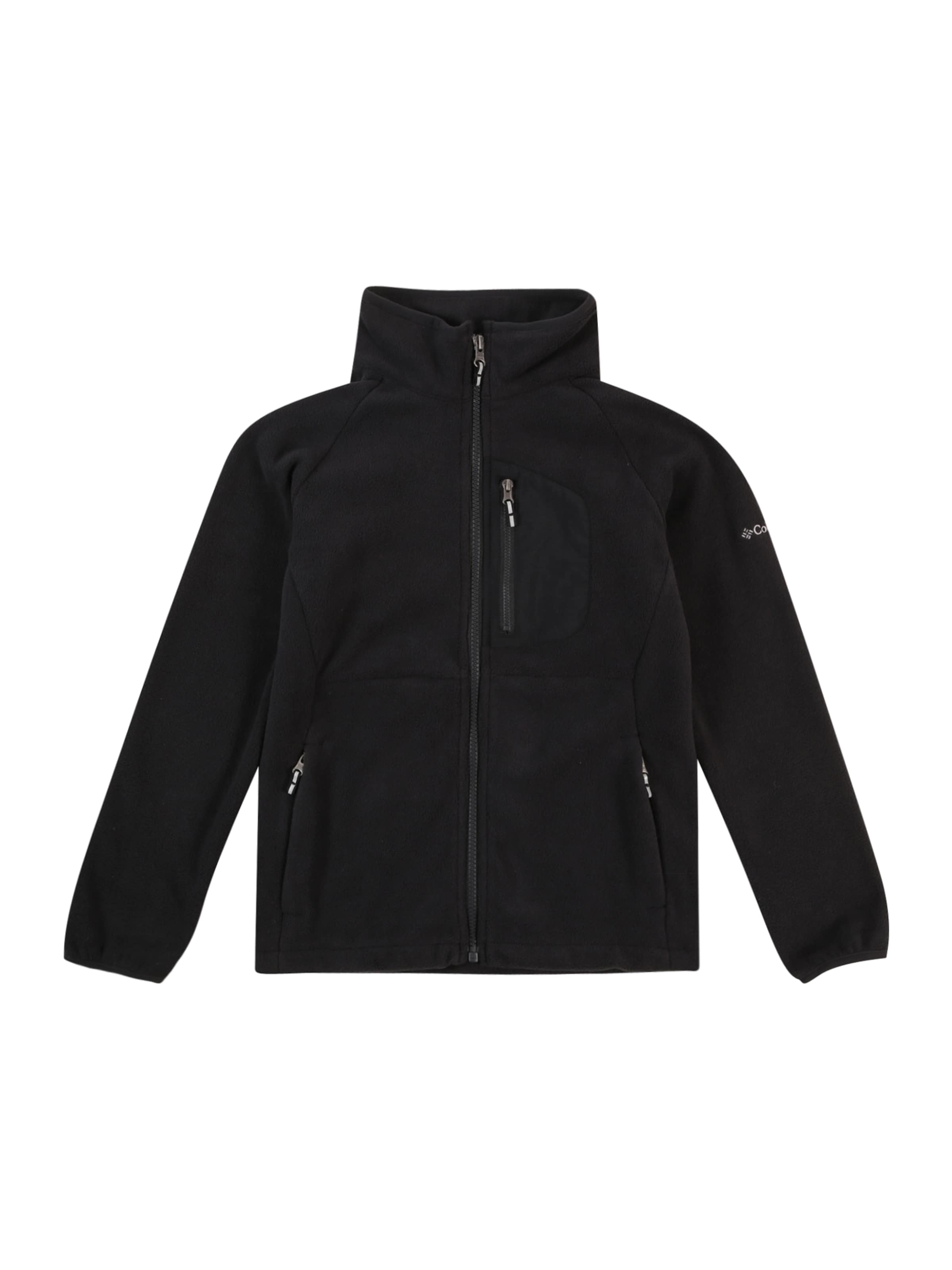 COLUMBIA Функциональная флисовая куртка 'Fast Trek IV' в Черный: спереди