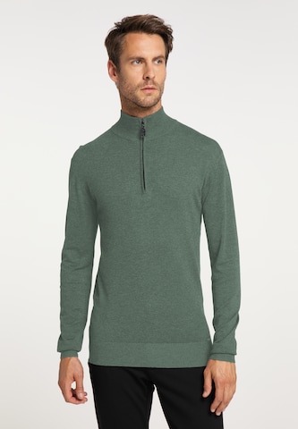 DreiMaster Klassik Sweater in Green: front