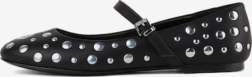 Karl LagerfeldOtvorene balerinke - crna boja: prednji dio