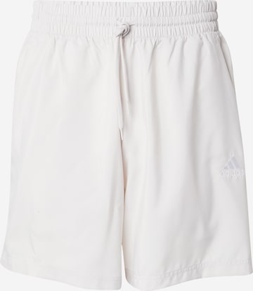 ADIDAS SPORTSWEAR Workout Pants 'Essentials Chelsea' in Beige: front