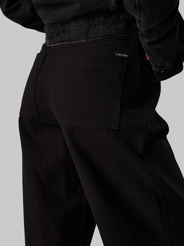 Calvin Klein Jeans Loosefit Hose in Schwarz