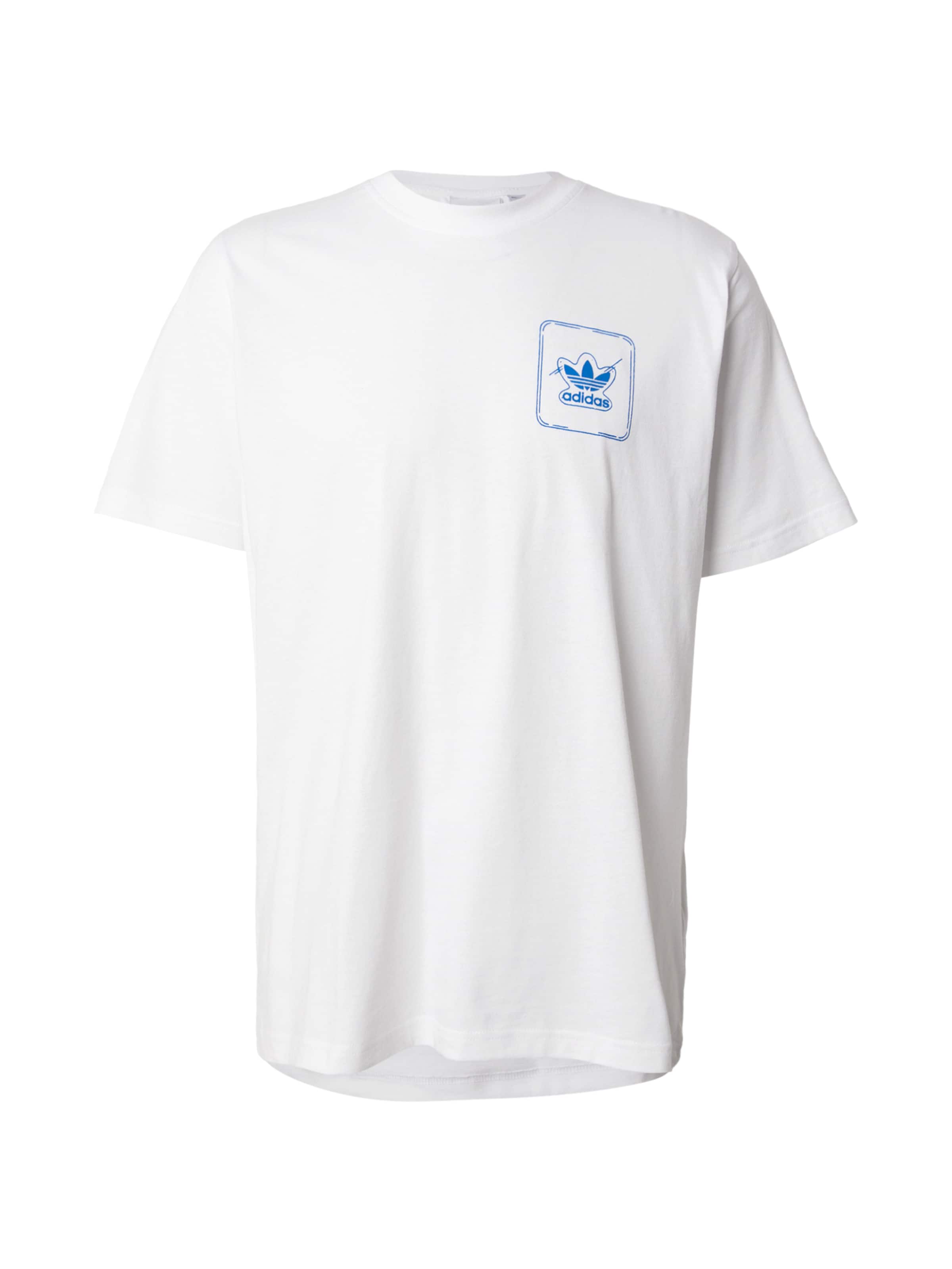 ADIDAS ORIGINALS Bluser & t-shirts 'ADI STARTER' i hvid: forside