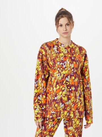 ADIDAS BY STELLA MCCARTNEY Sportief sweatshirt 'Floral Print' in Gemengde kleuren: voorkant