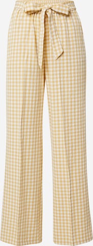 SISTERS POINT Wide leg Pants 'ERA' in Yellow: front