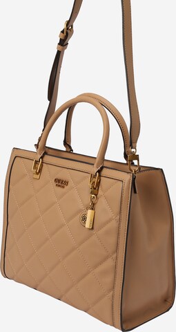 GUESS Handbag 'ABEY' in Brown