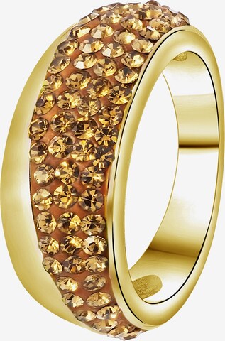 Lucardi Ring in Goud: voorkant