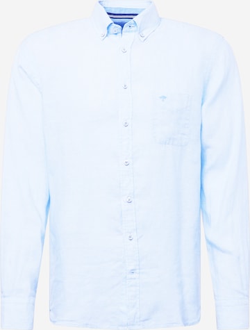 FYNCH-HATTON Regular fit Button Up Shirt in Blue: front