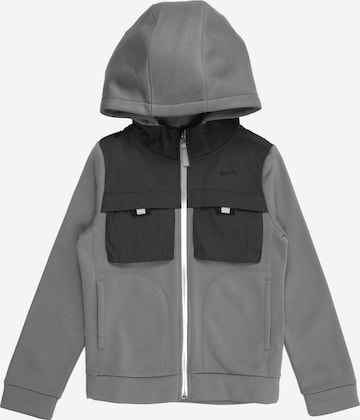 Nike Sportswear Кофта на молнии 'CITY UTILITY' в Серый: спереди