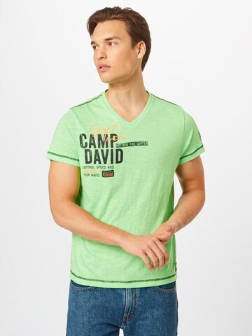 CAMP DAVID T-Shirt in Grün: predná strana