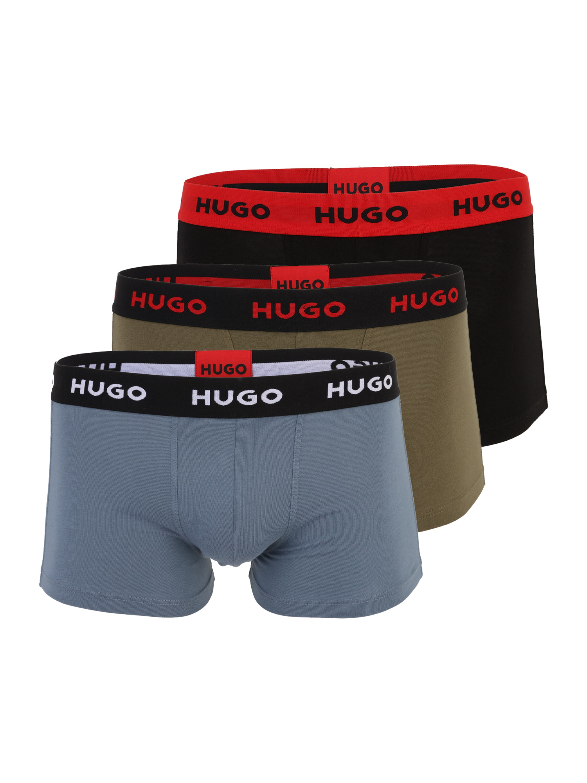 mėlyna HUGO Boxer trumpikės: priekis