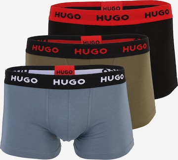 mėlyna HUGO Boxer trumpikės: priekis