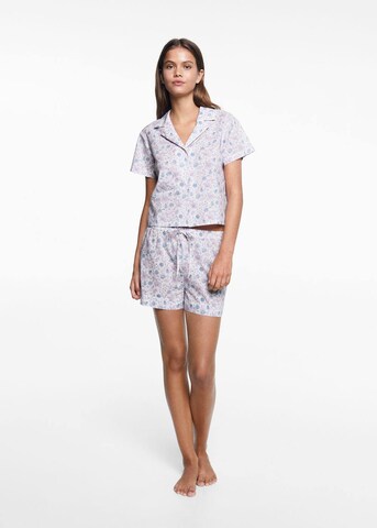 MANGO TEEN Pajamas 'Rain' in White