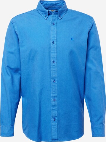 Carhartt WIP Button Up Shirt 'Bolton' in Blue: front