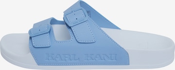 Karl Kani - Zapatos abiertos en azul: frente