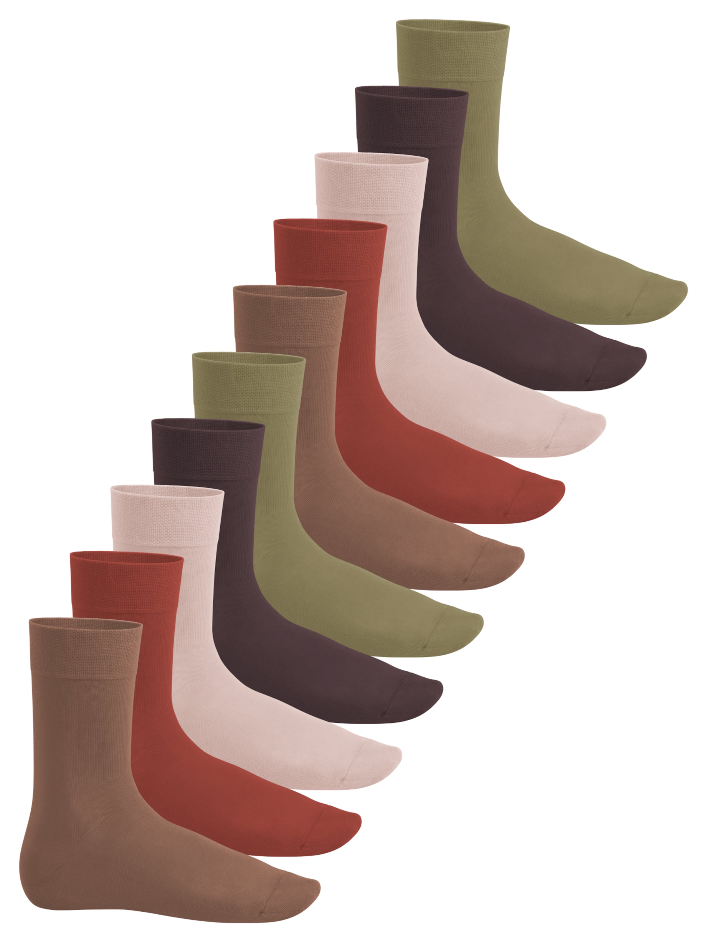 footstar Socken 'EVERYDAY!'‌‌‌‌ in Rot: Vorderseite