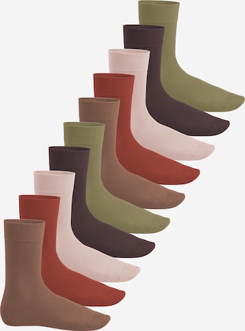 footstar Socken 'EVERYDAY!' in Rot: Vorderseite