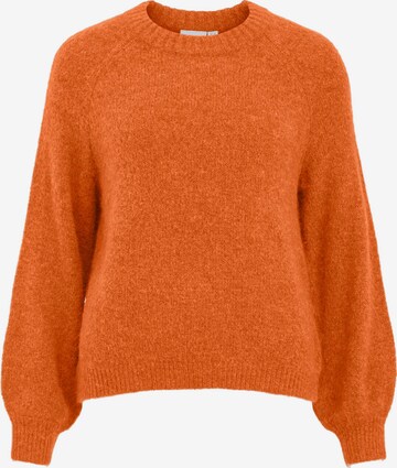 VILA Sweater 'AMINA' in Orange: front