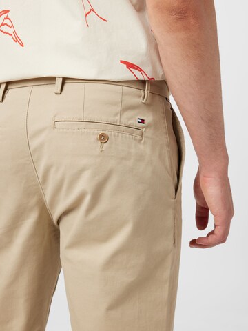 TOMMY HILFIGER Slim fit Chino Pants 'Denton' in Beige