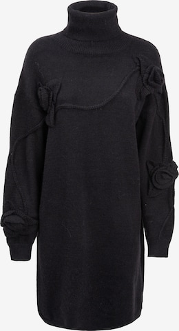 Influencer Neulemekko värissä musta: etupuoli