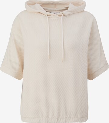 Sweat-shirt s.Oliver en beige : devant