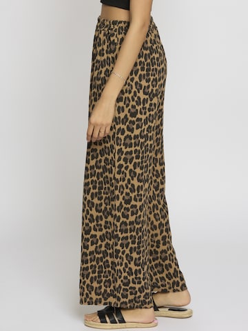 Wide Leg Pantalon 'Patriciaa' Lilavie en beige