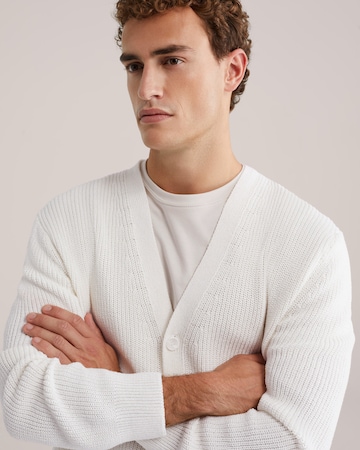 WE Fashion Вязаная кофта в Белый