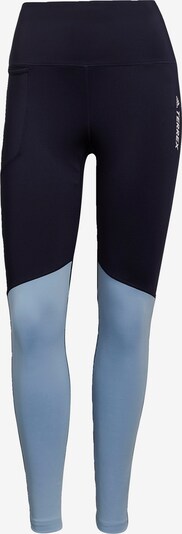 adidas Terrex Outdoorbroek in de kleur Blauw / Zwart, Productweergave