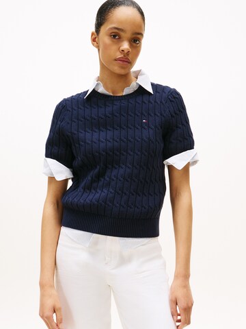 Pull-over TOMMY HILFIGER en bleu : devant