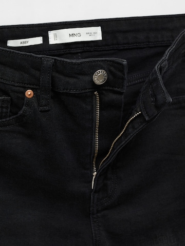 Skinny Jean 'Abby' MANGO en noir