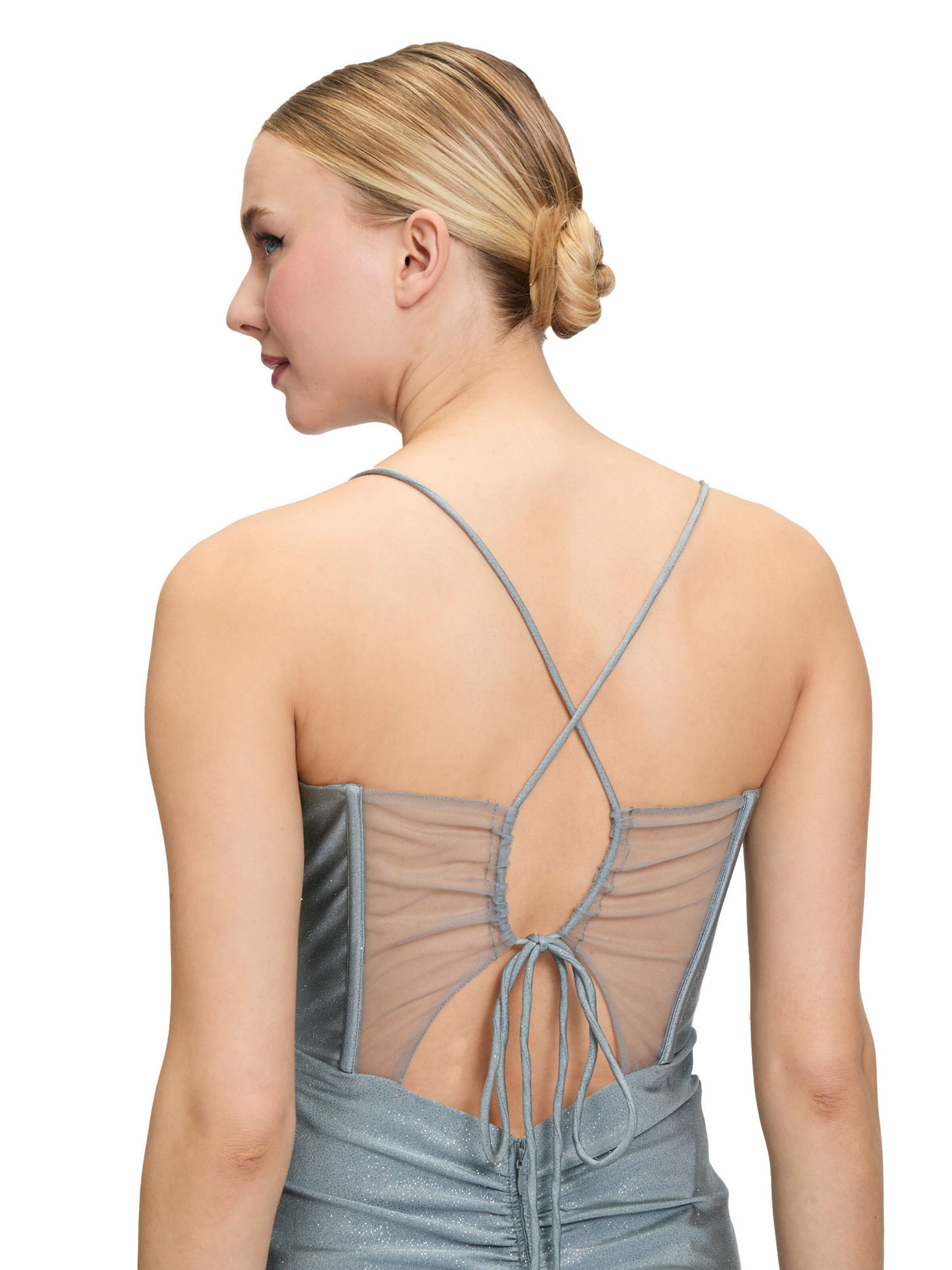 Robe de soirée Vera Mont en bleu