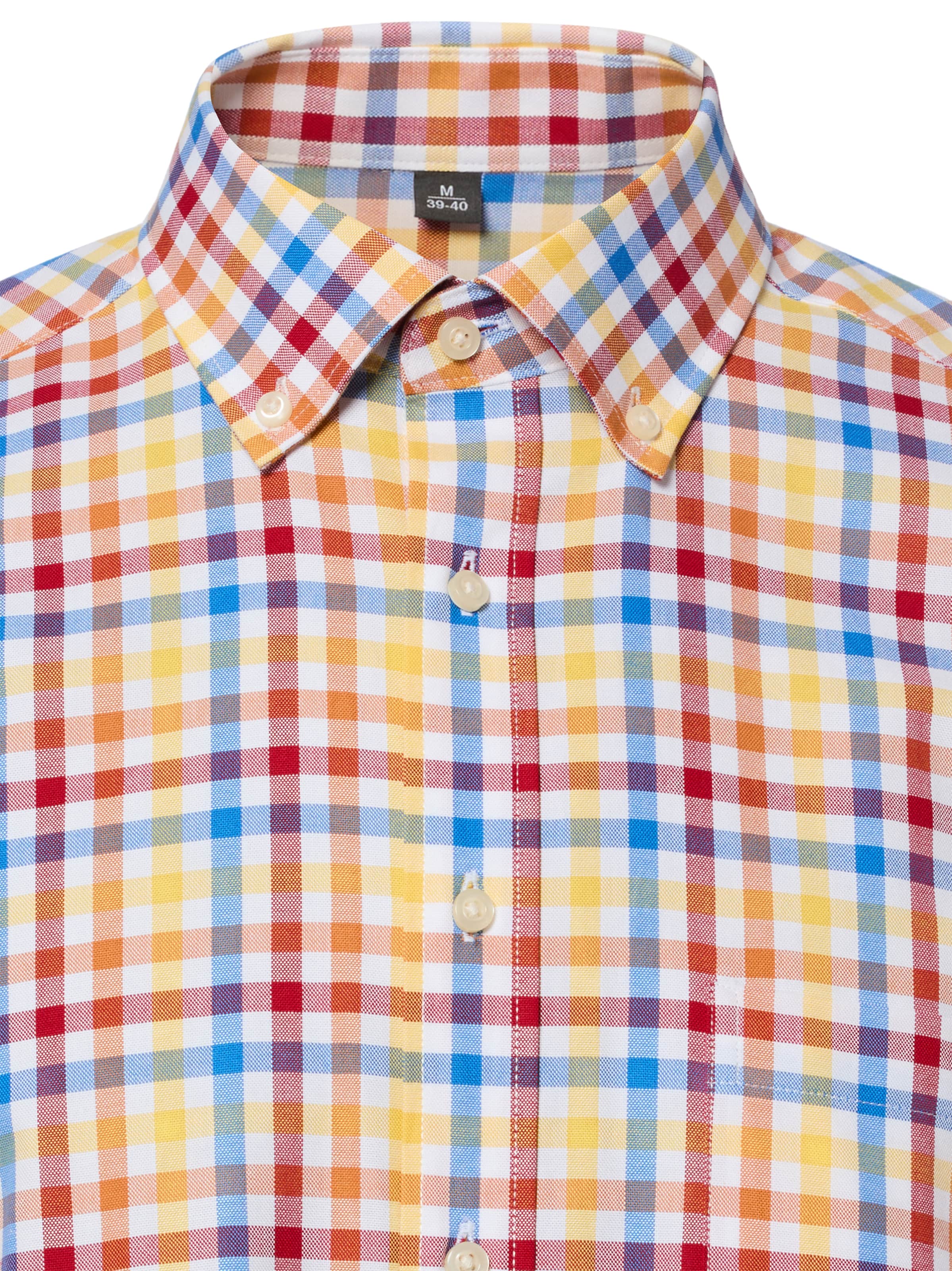 Fit confort Chemise Nils Sundström en mélange de couleurs