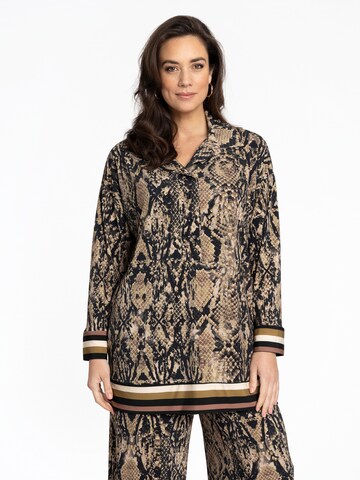 YOEK Tunic in Beige: front