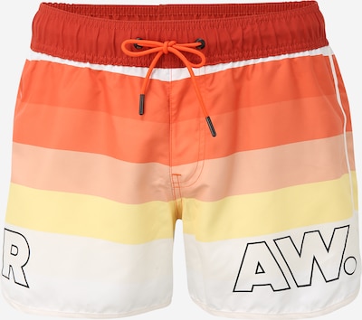 G-Star RAW Plavecké šortky 'Carnic' - žlutá / oranžová / červená / bílá, Produkt