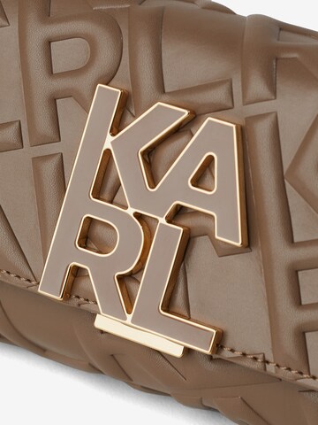 Karl Lagerfeld Taška přes rameno 'Logo' – béžová