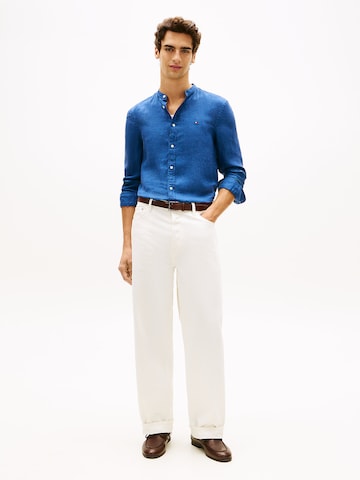 TOMMY HILFIGER Regular Fit Hemd in Blau