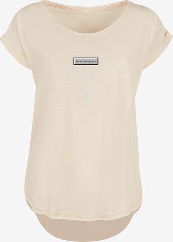 T-shirt F4NT4STIC en beige : devant