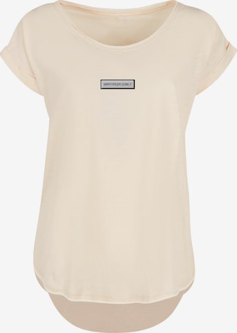 T-shirt F4NT4STIC en beige : devant