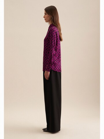 SEIDENSTICKER Blouse ' Schwarze Rose ' in Lila